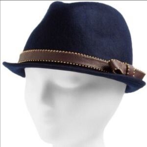 Juicy Couture navy blue wool bucket hat